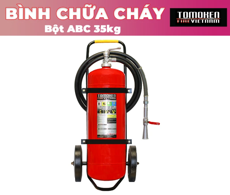 Bình chữa cháy xách tay loại bột ABC 35KG