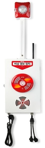 Tổ hợp chuông đèn, nút ấn báo cháy không dây
