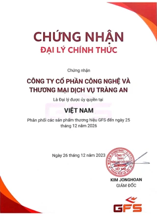 Chứng chỉ đai lý GFS